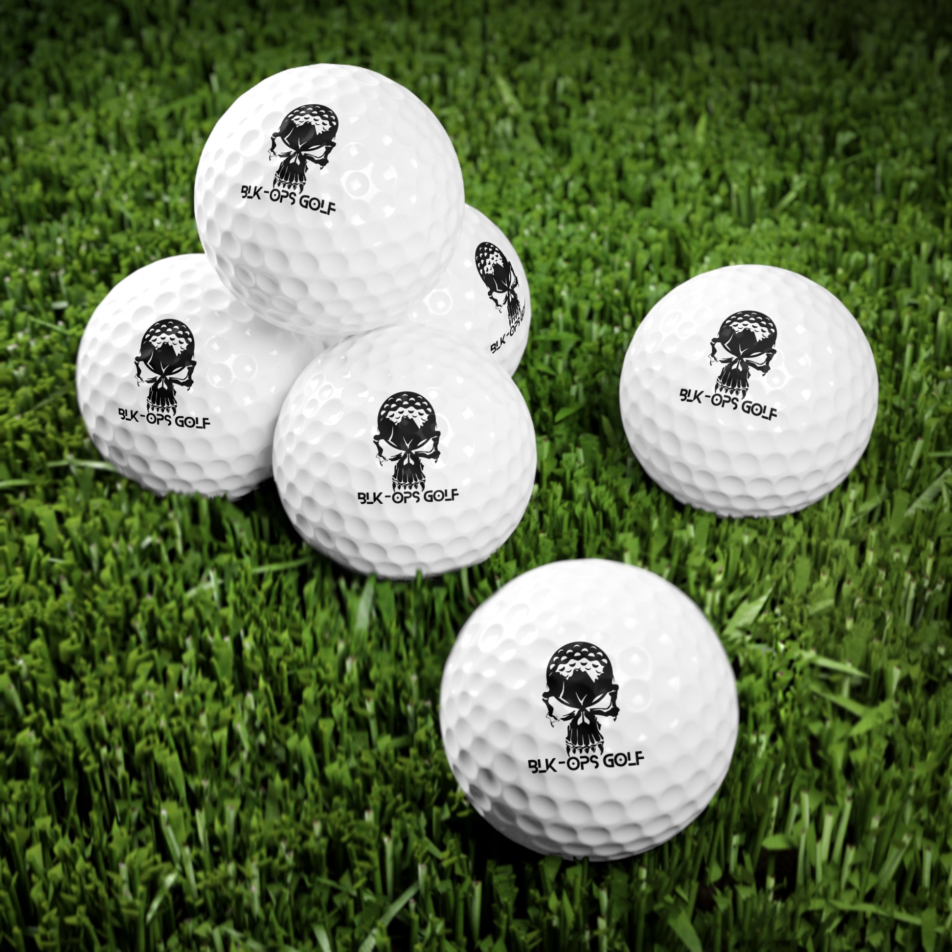 SKULLED Golf Balls, 6pcs - BLK-OPS OUTDOORS