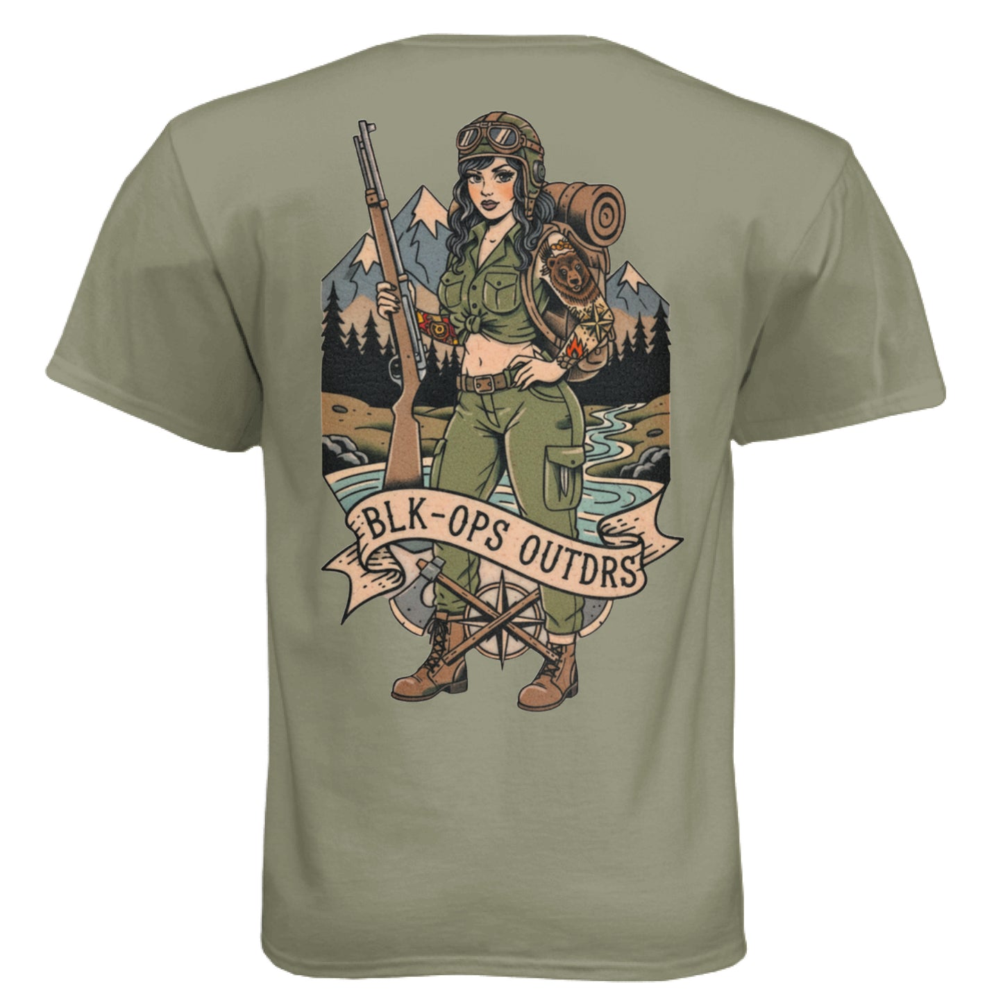 Light Olive - BACK