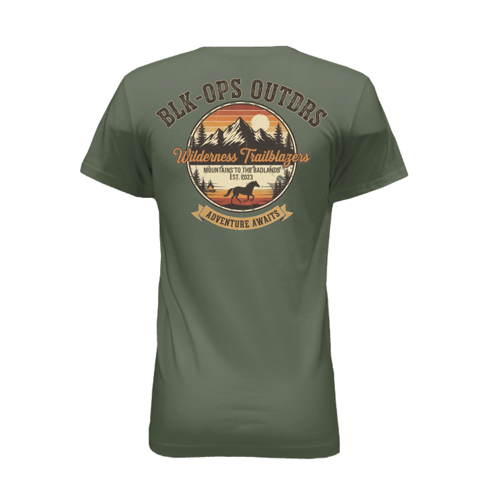 Military Green - BACK