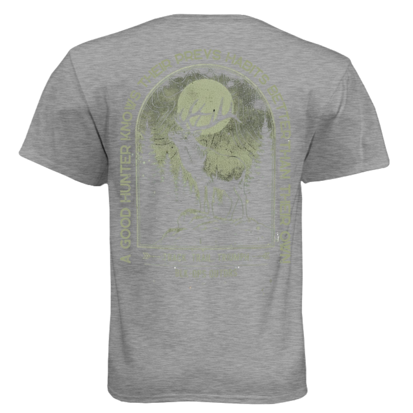 Dark Heather Grey (60/40) - BACK