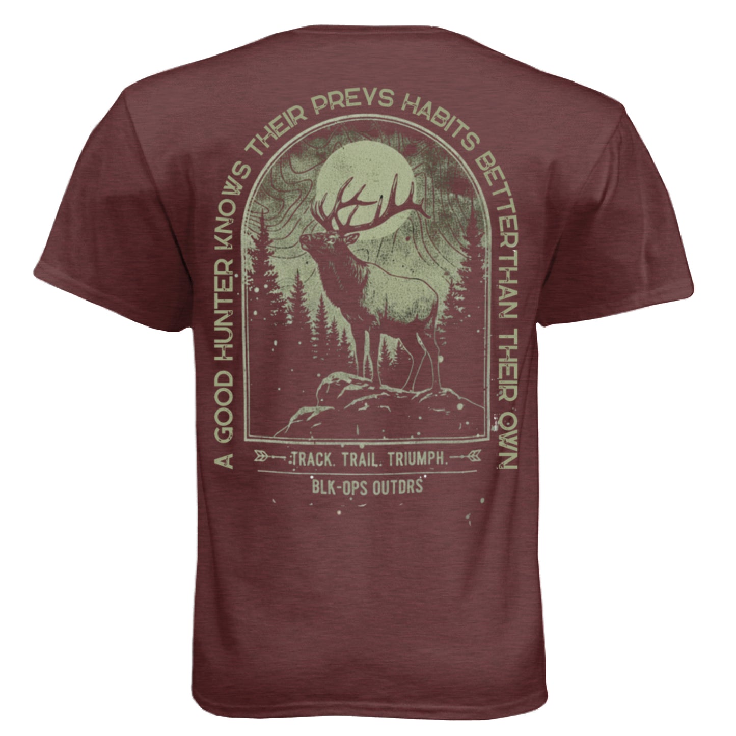 Heather Maroon - BACK