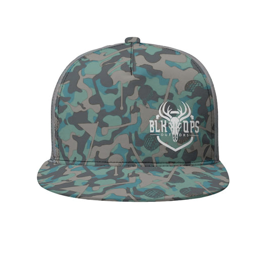 Rough landing grey camo hat