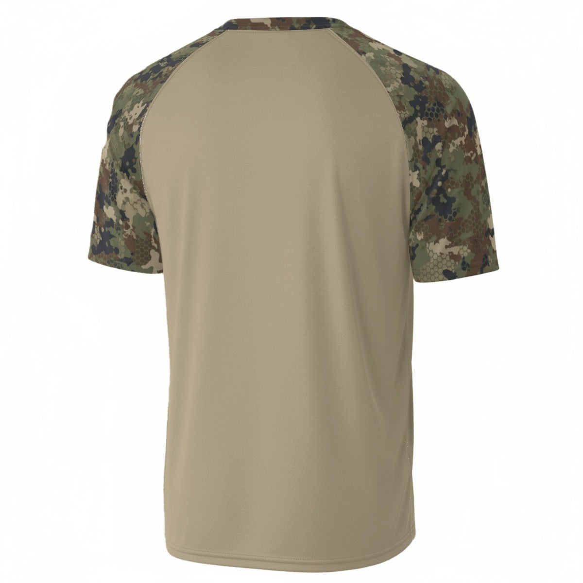 Tan Men’s V-Neck Short Sleeve T-Shirt