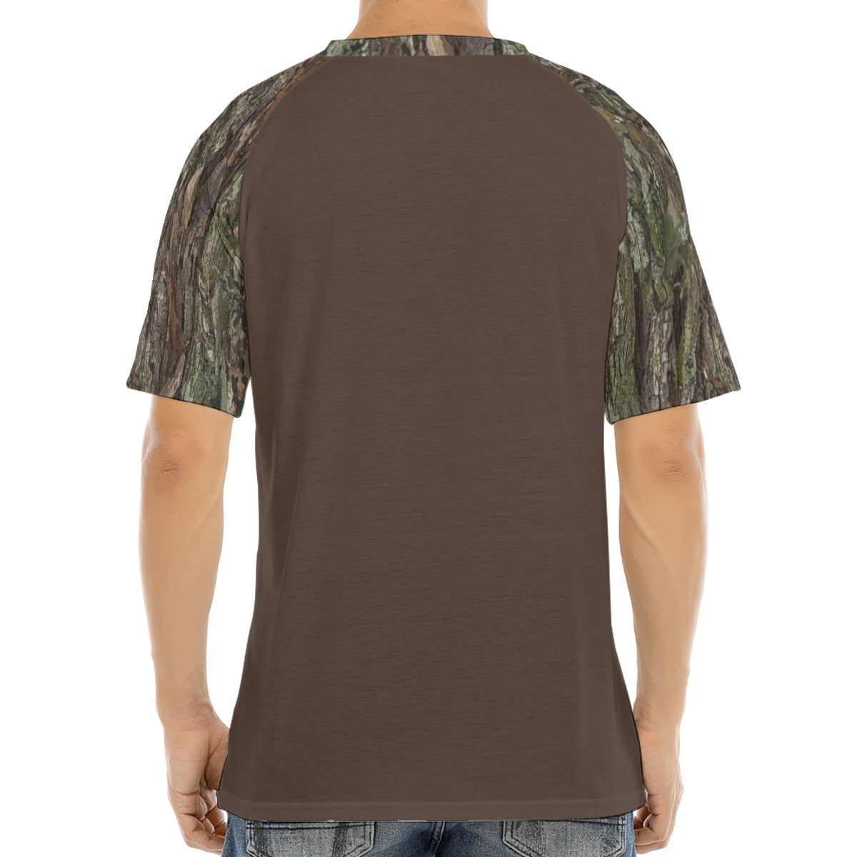 GREEN MOSS TREESTAND T-shirt With Button Closure