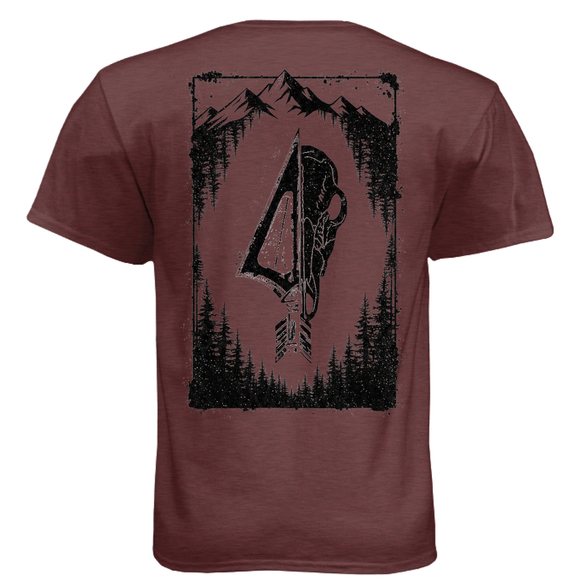 Heather Maroon - BACK