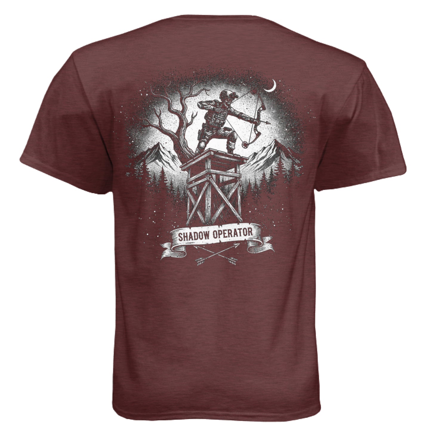 Heather Maroon - BACK