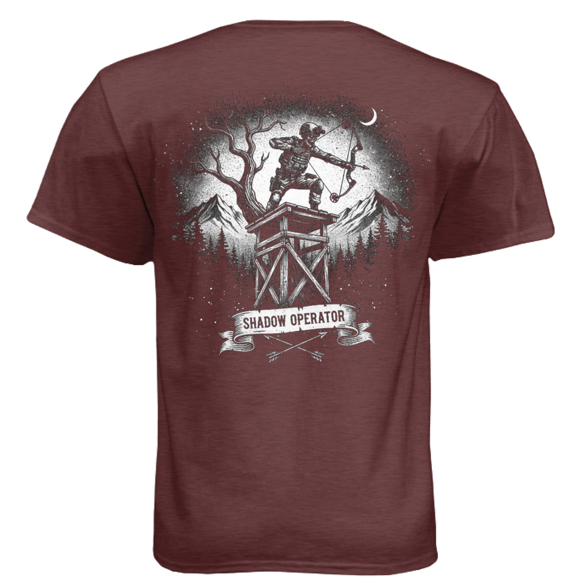 Heather Maroon - BACK