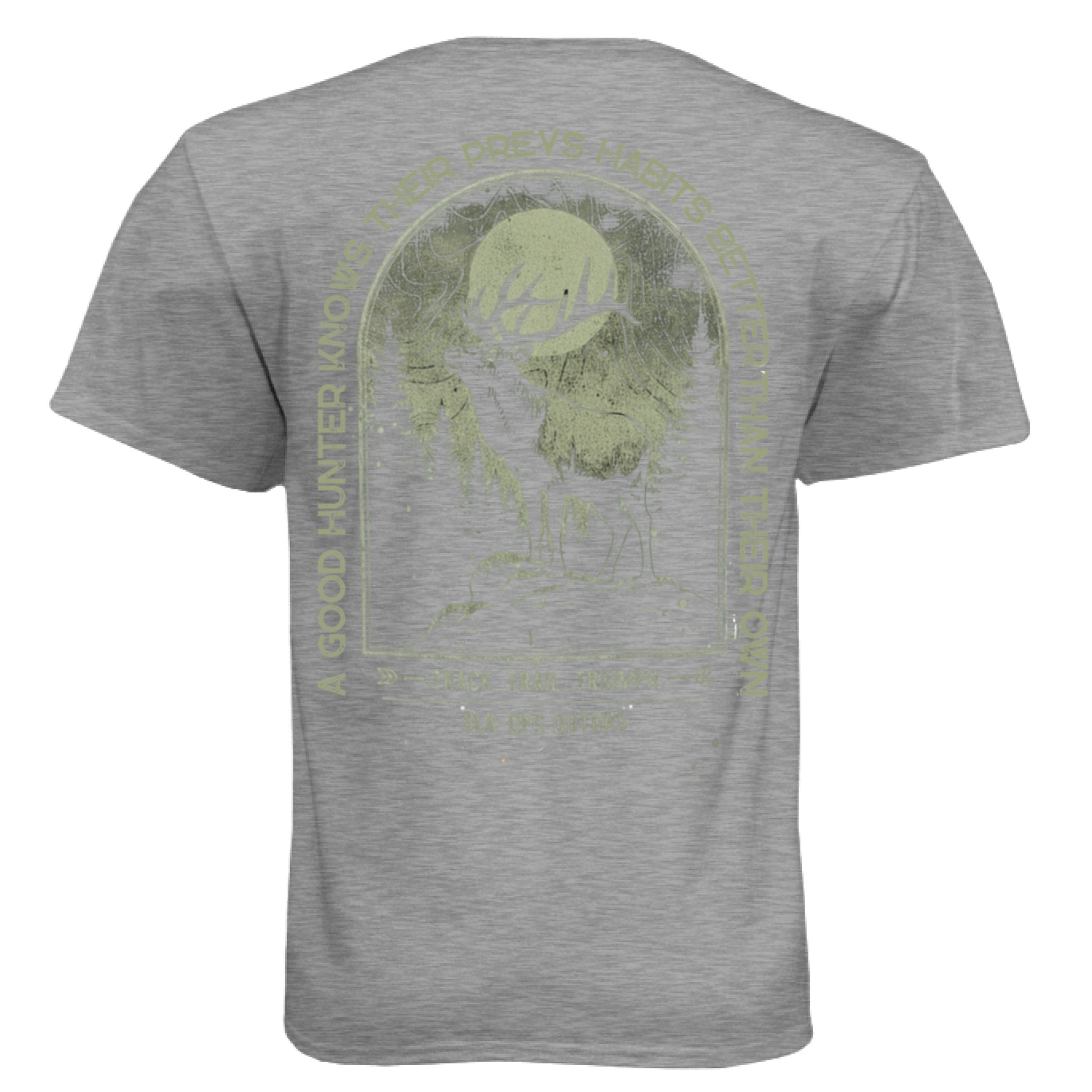 Dark Heather Grey (60/40) - BACK