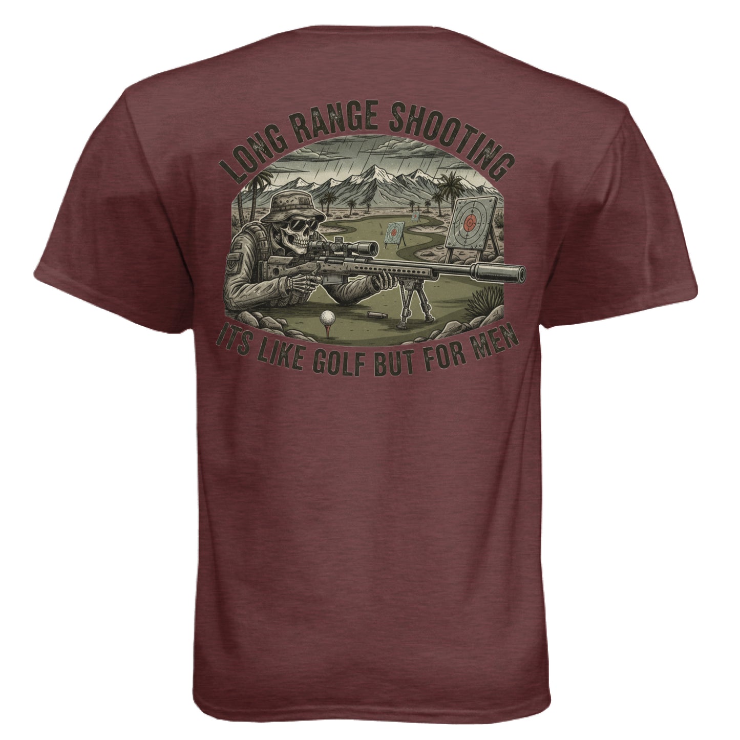 Heather Maroon - BACK