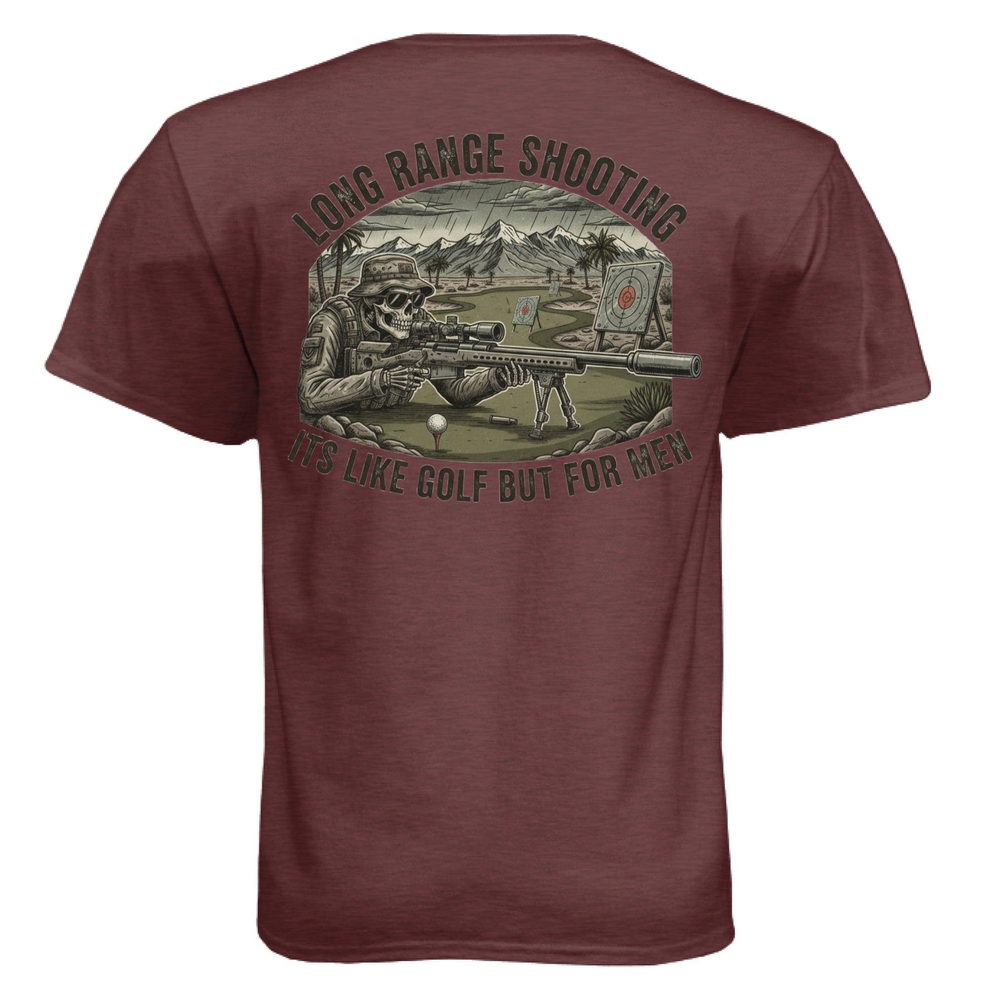 Heather Maroon - BACK