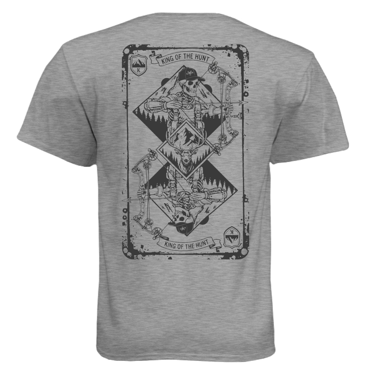 Dark Heather Grey (60/40) - BACK