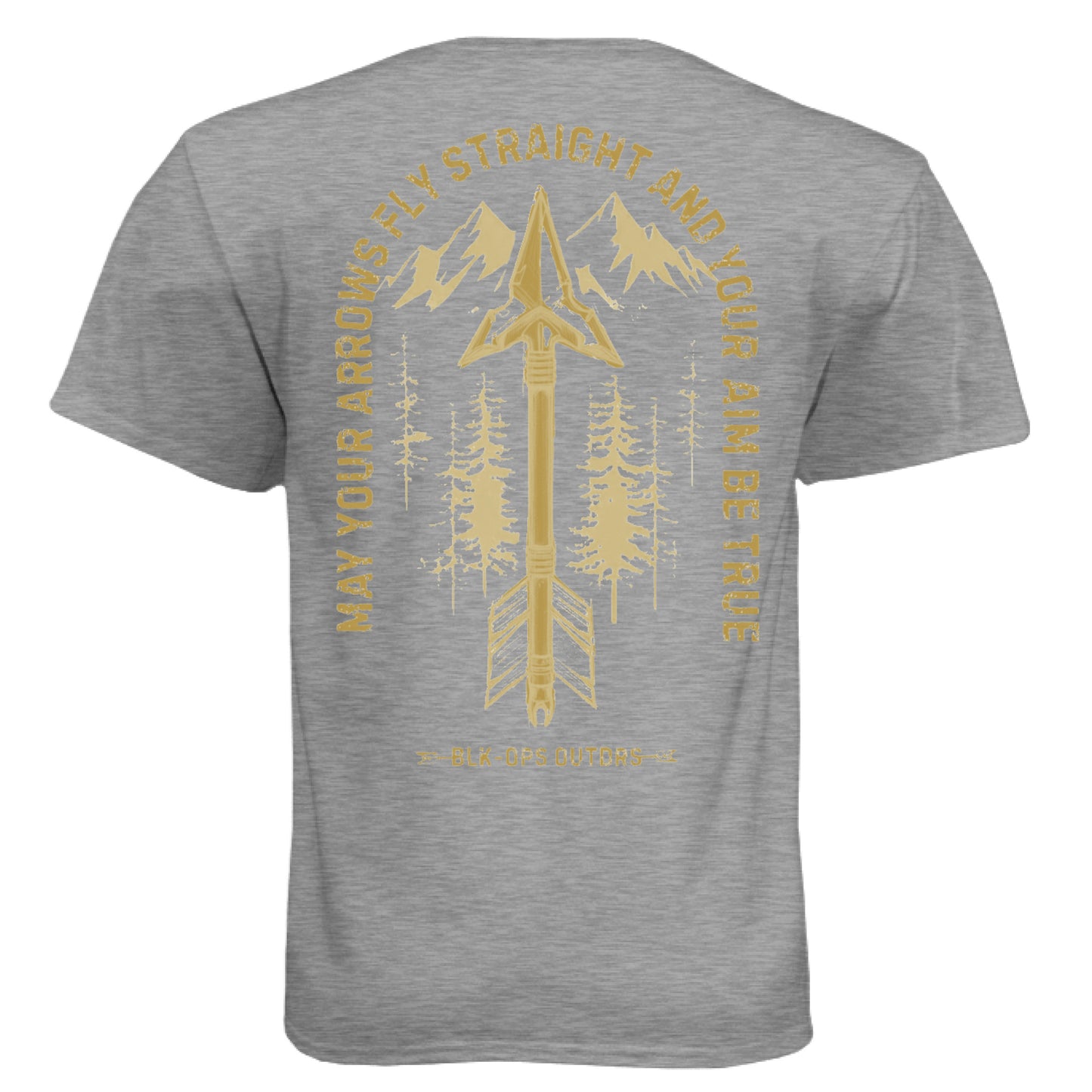 Dark Heather Grey (60/40) - BACK