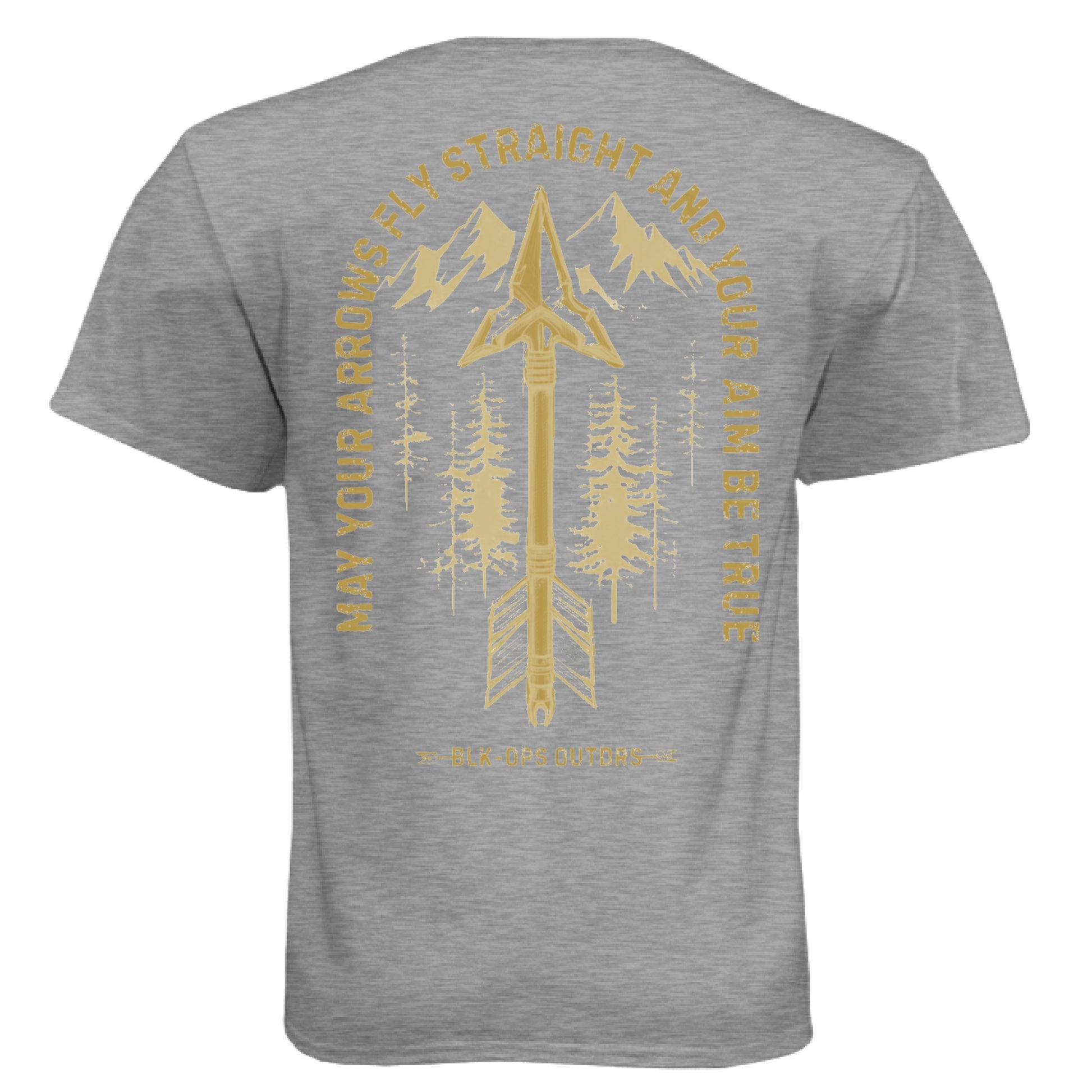 Dark Heather Grey (60/40) - BACK