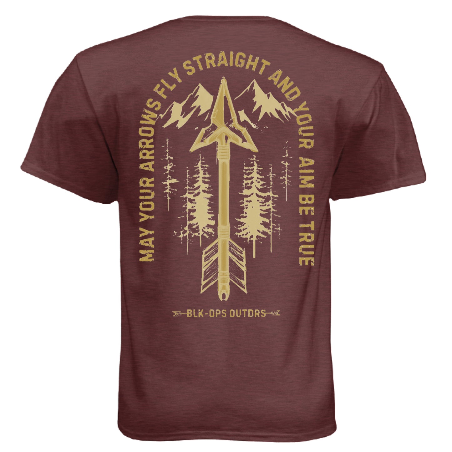 Heather Maroon - BACK