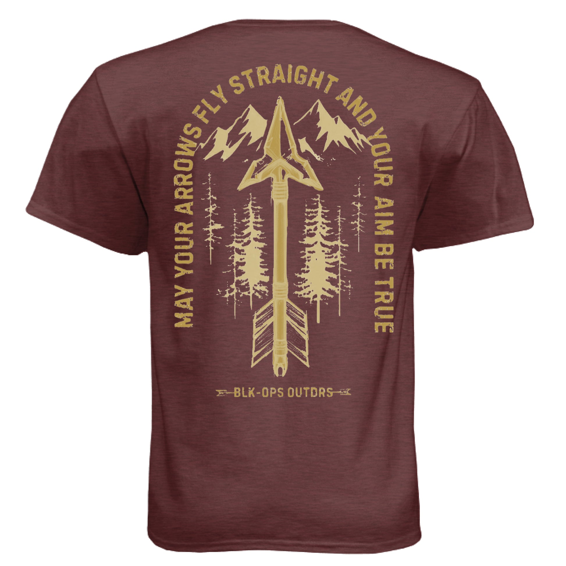 Heather Maroon - BACK