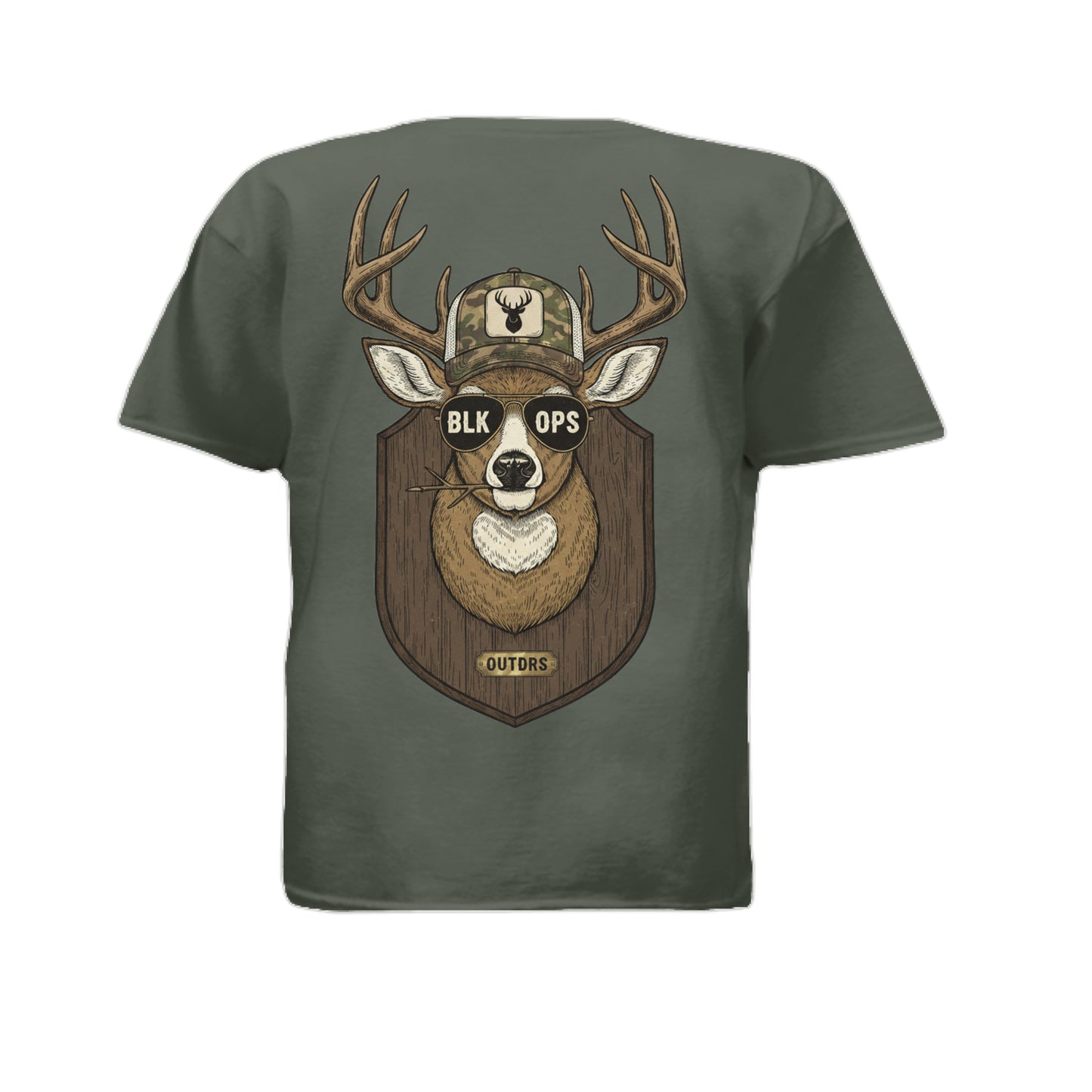 MILITARY GREEN - BACK