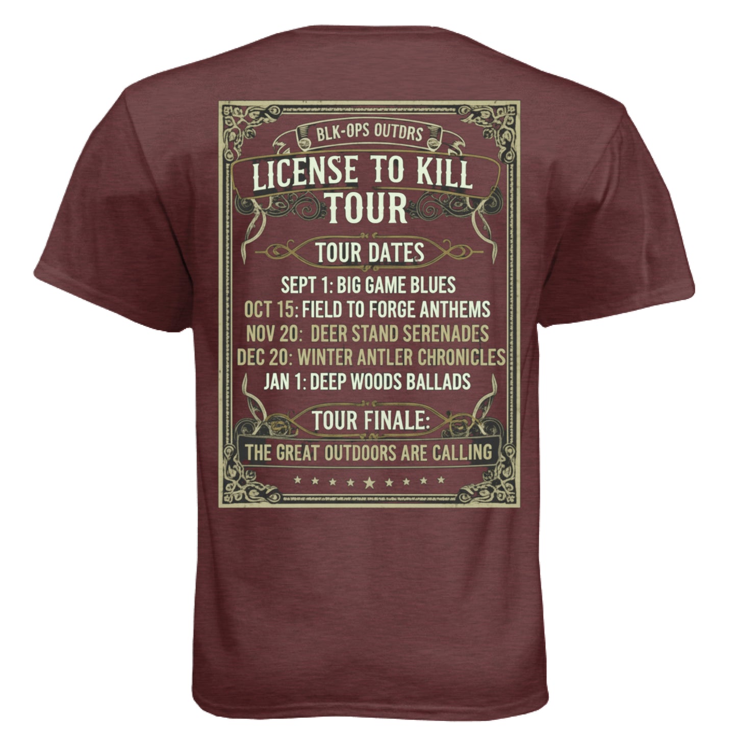 Heather Maroon - BACK