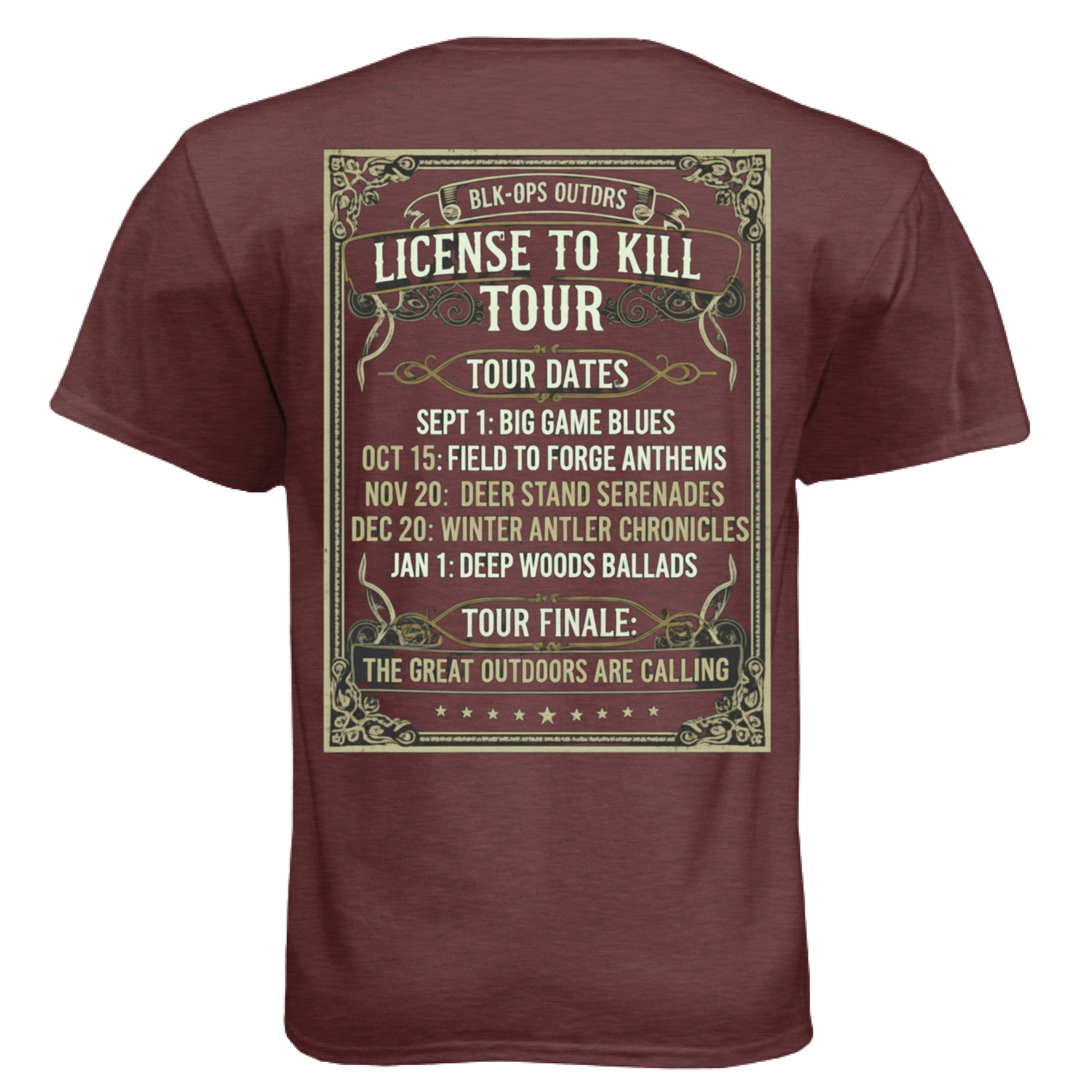 Heather Maroon - BACK