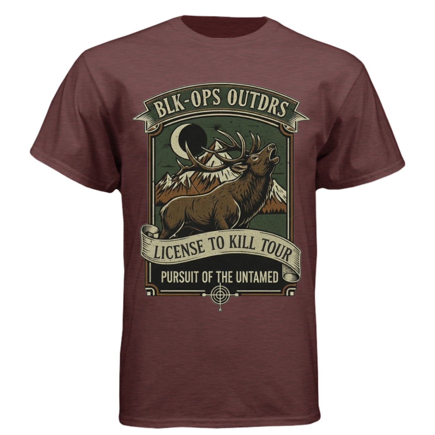 Heather Maroon - FRONT