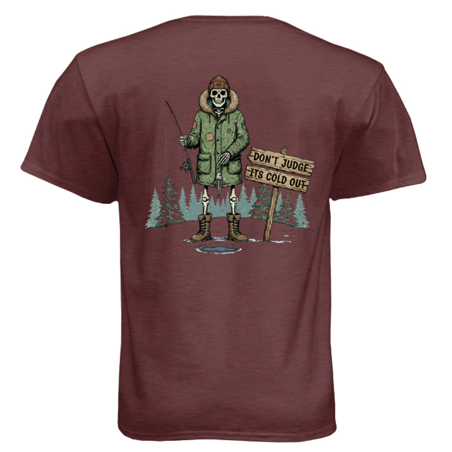 Heather Maroon - BACK