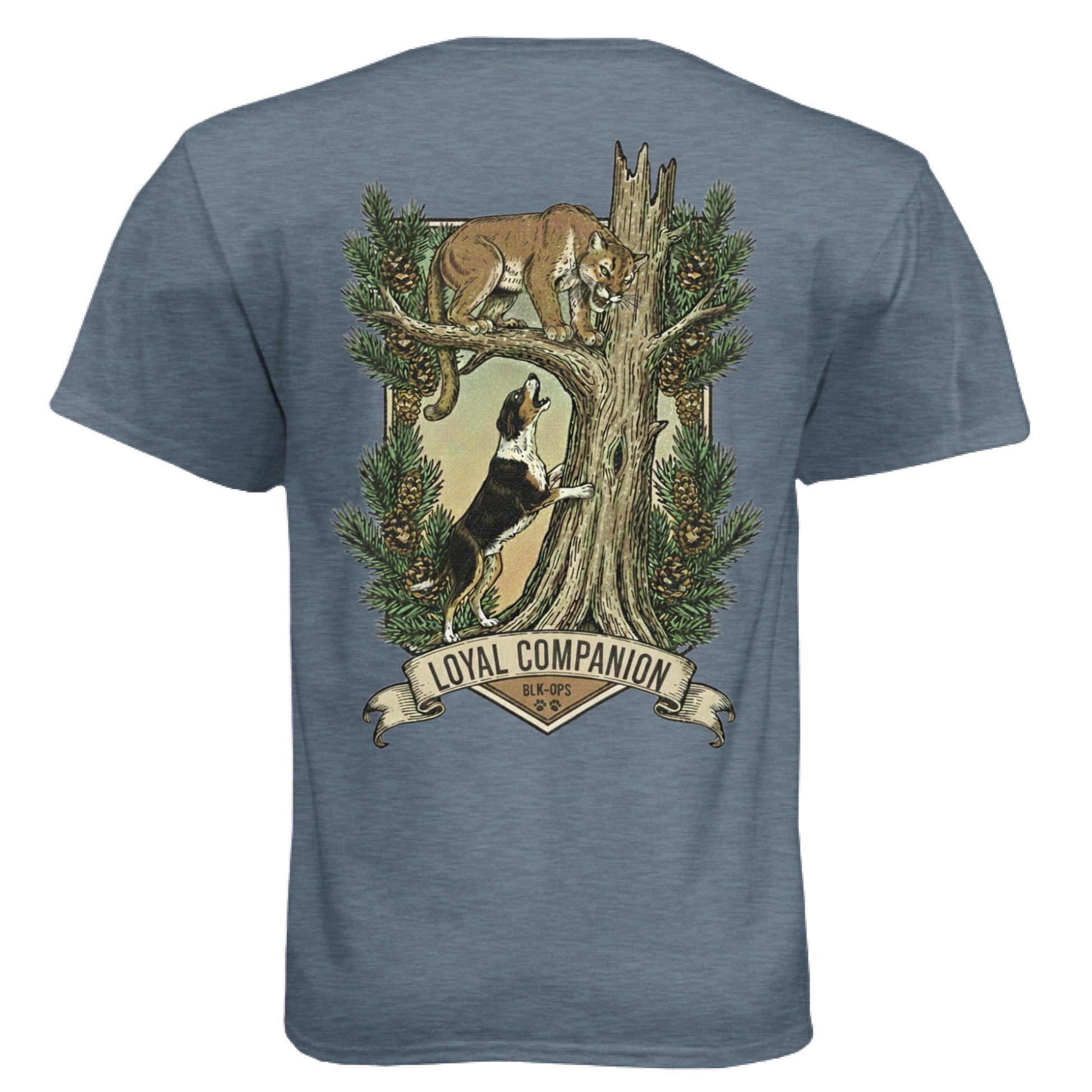 Heather Slate Blue - BACK