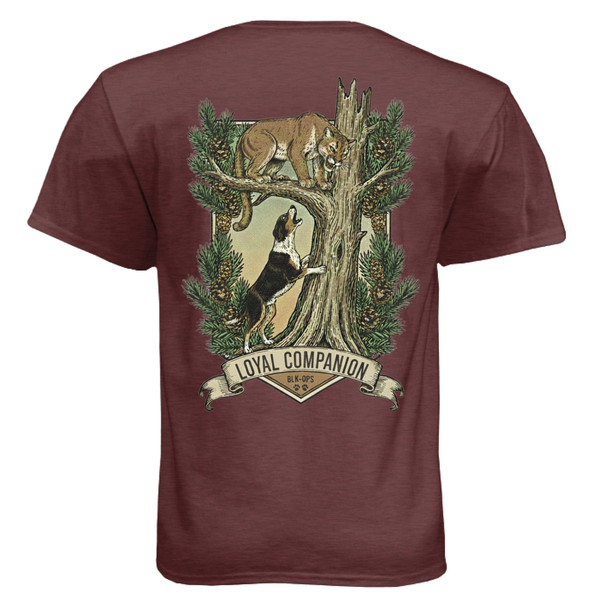 Heather Maroon - BACK