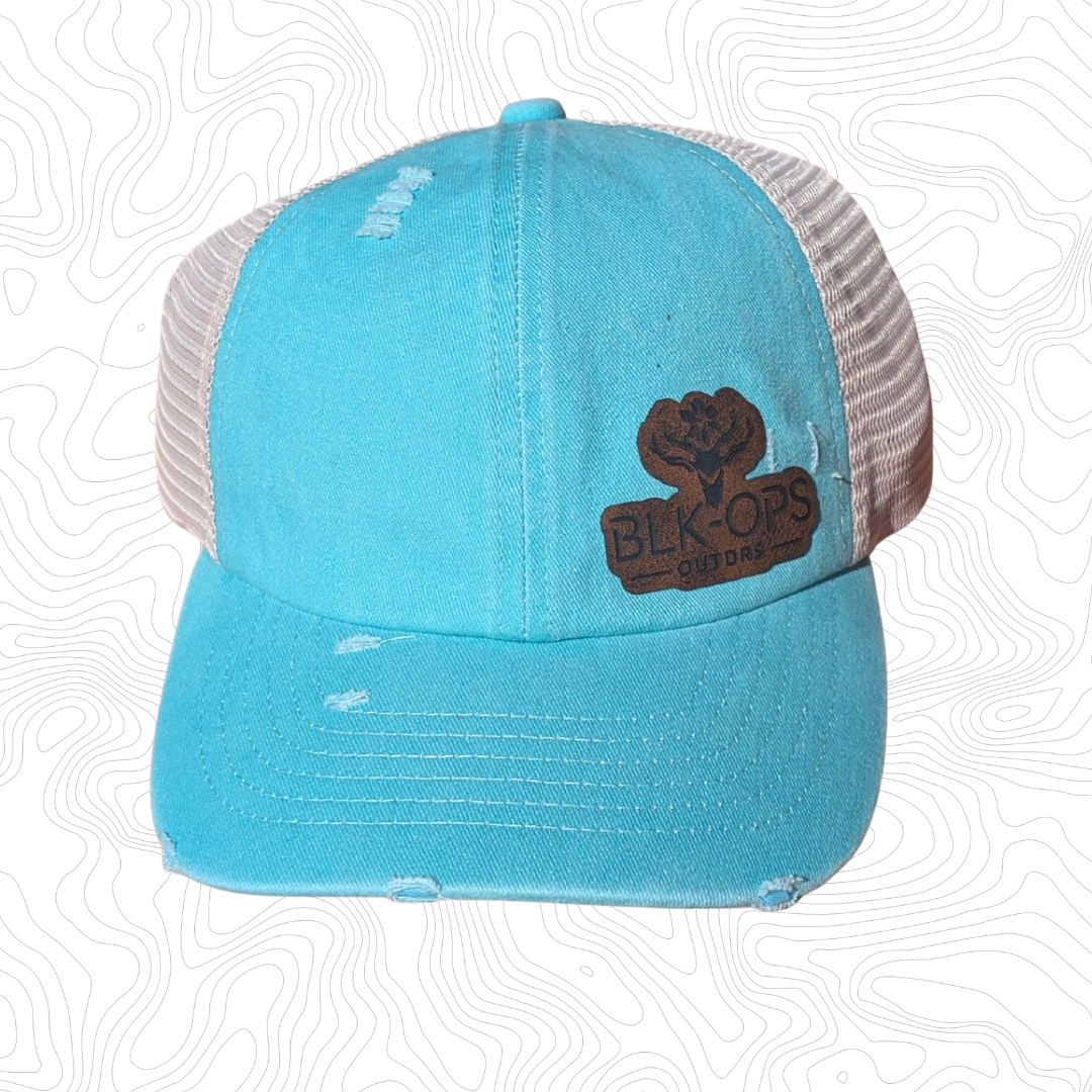 BLK-OPS PONYTAIL patch hat