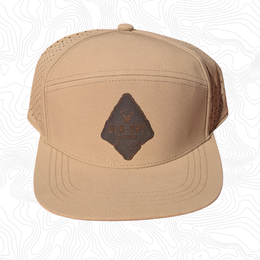 Arrowhead leather patch hat